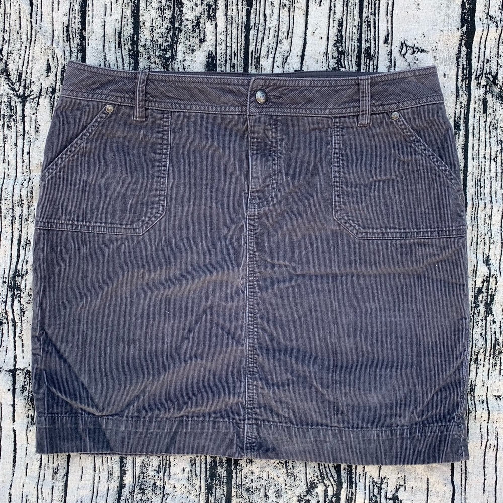 Sonoma Grey Corduroy Skirt